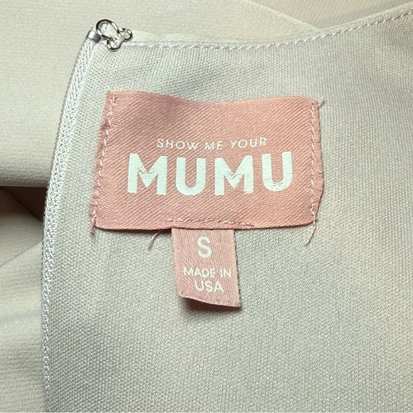 Show Me Your Mumu Chicago High Neck Gown Show Me the Ring Stretch Crepe Small - Picture 8 of 15